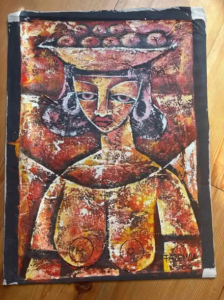 Photo of free Fabric art piece (Bear flat) #1