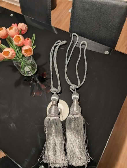 Photo of free Silver curtain ties (Skipton BD23) #1