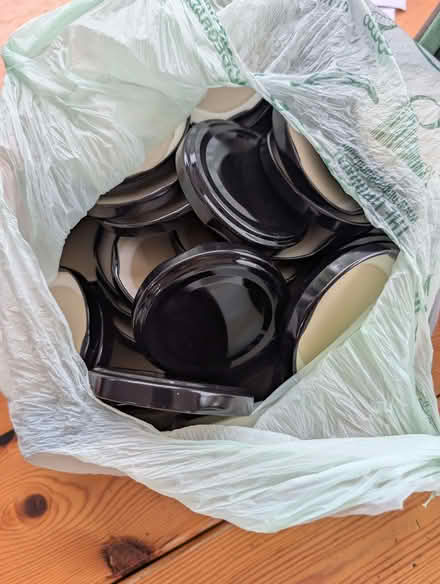 Photo of free 63cm (1lb) jam jar lids - brand new (Aston SG2) #1