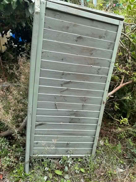Photo of free Wooden garden bench with canopy and storage (Bidborough TN4) #2