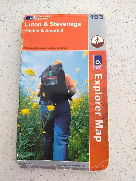 Photo of free Luton and Stevenage 1:25000 map (South Hitchin, SG4 9) #1