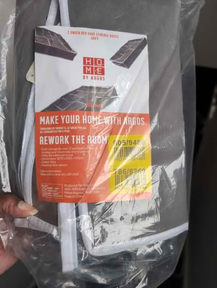 Photo of free Shoe storage bags x2 (MK42) #1