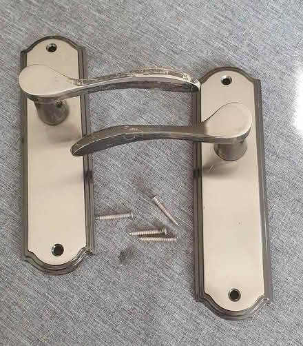 Photo of free silver door handles (Croydon, Shirley) #1