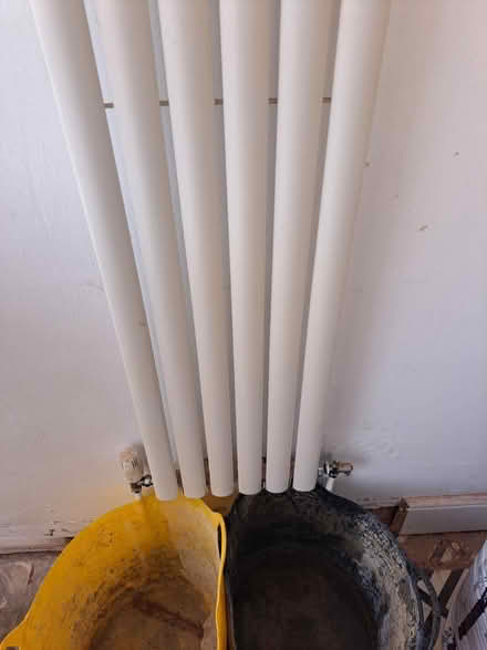 Photo of free Tall white wall radiator (Heswall) #3
