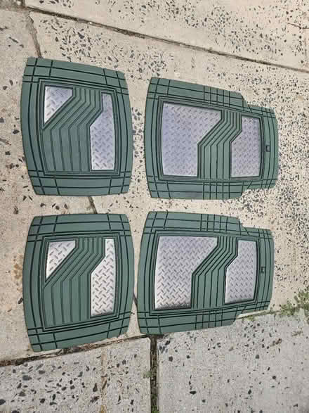 Photo of free Green/silver car mats (Near Manville, NJ) #1