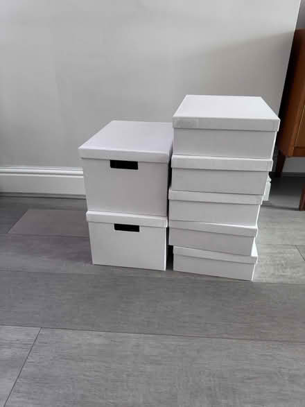 Photo of free White Cardbox Boxes with Lid (Upminster Bridge RM14) #1