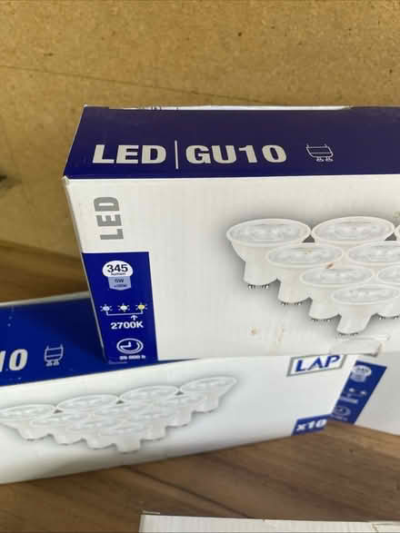 Photo of free GU10 cool white lamps x 34 (Yateley) #1