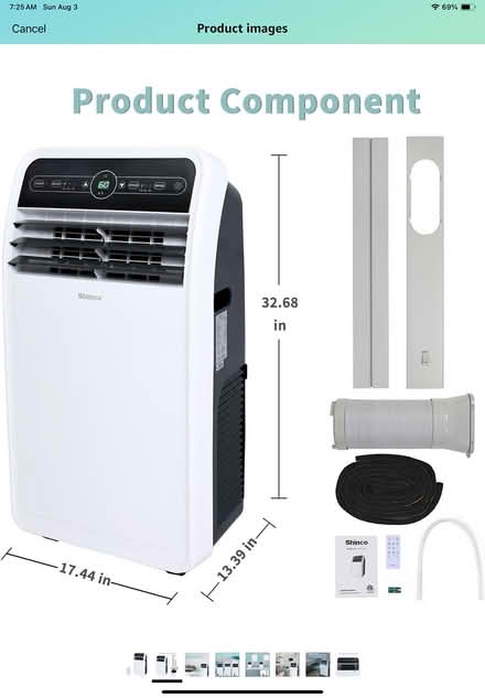 Photo of free Nonworking portable AC (Downtown Bothell) #2