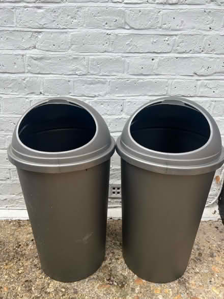 Photo of free 2x grey flip top bins (Twickenham TW2) #2