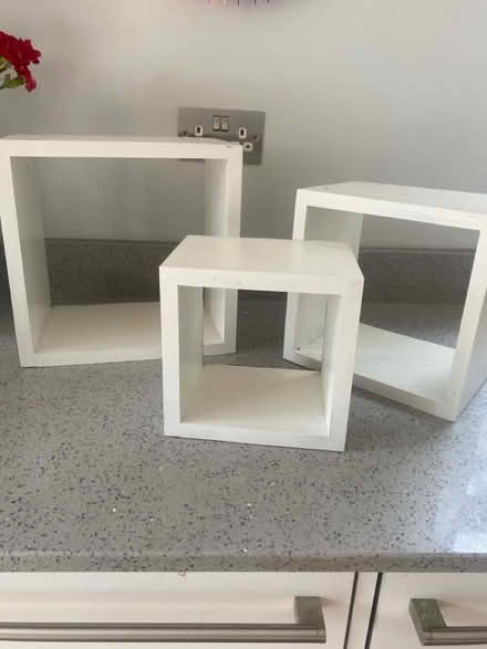 Photo of free Set of 3 Cube shelves (Friern Barnet N11) #1