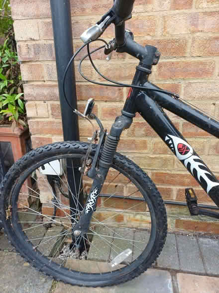 Photo of free Black bicycle 52cm wheel. 7 speed. (Moor Park HA6) #2