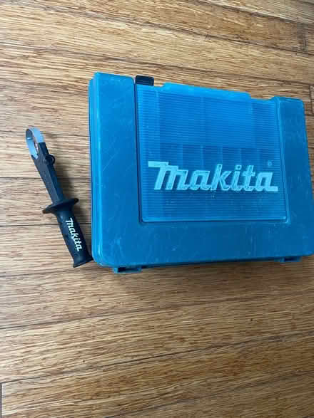 Photo of free EMPTY Makita drill box, and a drill arm (St Just TR19) #1