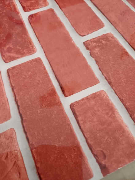 Photo of free 30 sheets of brick effect peel and stick (Hollybush NP44) #1