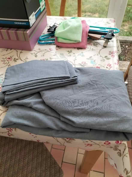 Photo of free Grey Single Fitted Sheet/Pillowcase (Waterlooville PO7) #2