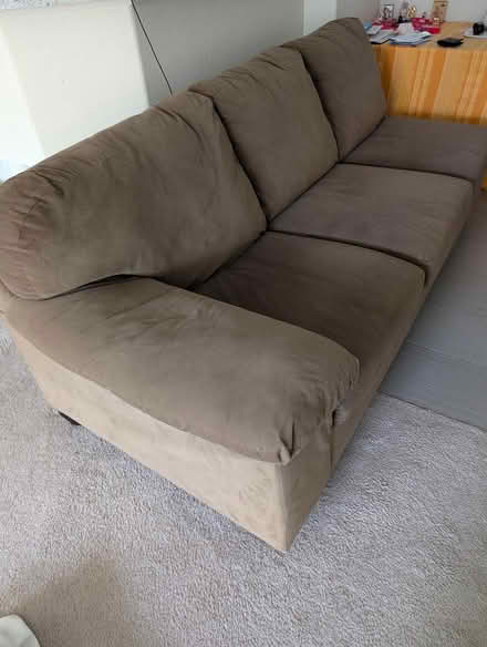 Photo of free Brown Sofa (Cupertino park center) #2
