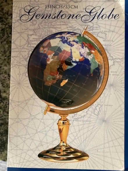 Photo of free Large "Gemstone" World Globe (Ravenna/Maple Leaf) #1