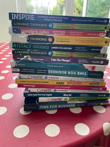 Photo of free Junior Cert books (Drumcondra Dublin 9) #1