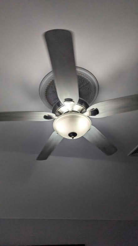Photo of free 52" Hampton Bay ceiling fan (Raritan Township/Ringoes) #2