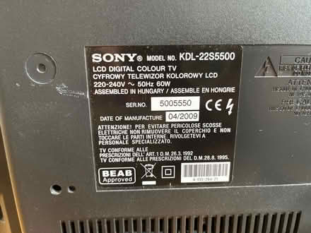 Photo of free Small TV (North Hinksey OX2) #3