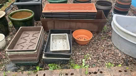 Photo of free Garden pots, troughs and trays (Taffs Well CF15) #2