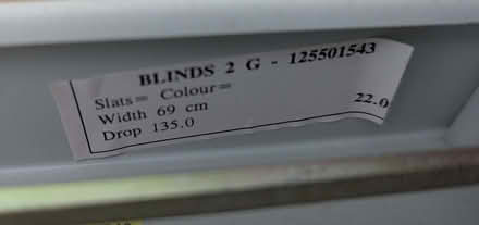 Photo of free White Venetian blinds (X2 identical) (Monkwick CO2) #2