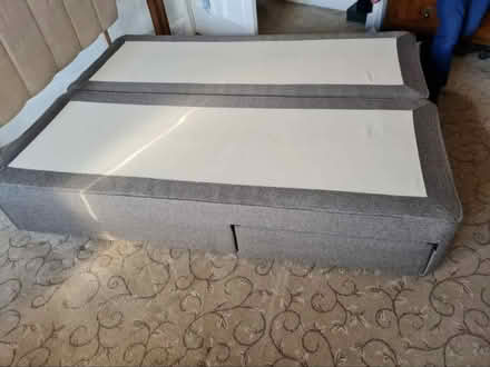 Photo of free King size divan bed base (mattress also also available) (Penrith CA11) #1