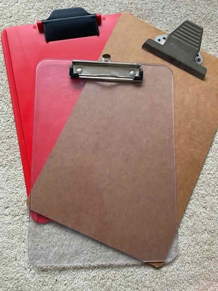 Photo of free 3 clipboards (Haywards Heath RH16) #1