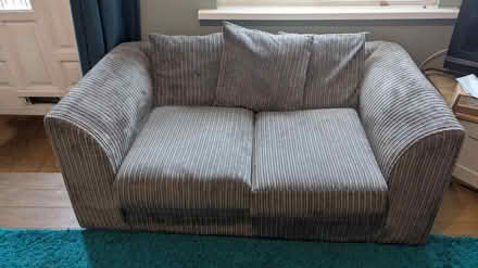 Photo of free 2 seater grey sofa (Davenport, SK2) #1