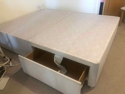 Photo of free KING SIZE BED BASE with storage. (Leighton Buzzard LU7) #2