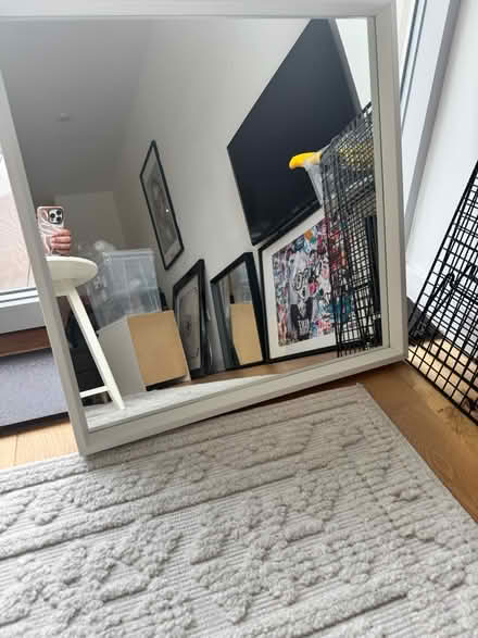 Photo of free White mirror 65cm x 65cm (EC1N) #1