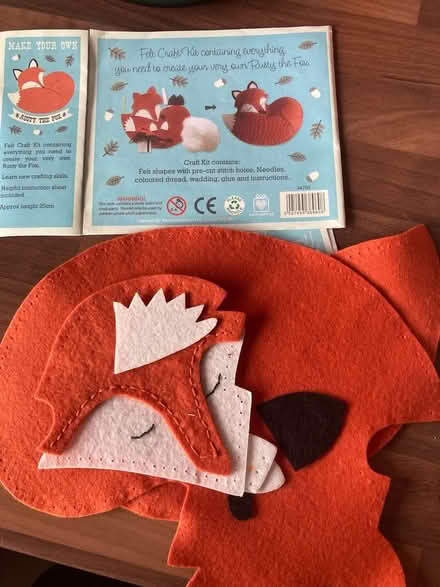 Photo of free Fox felt craft kit (Howhlill Quarries HG2) #1