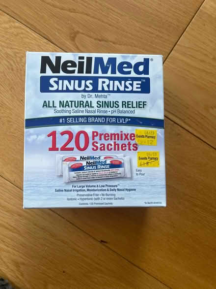 Photo of free Unopened box sinus rinse sachets (Burridge SO31) #1