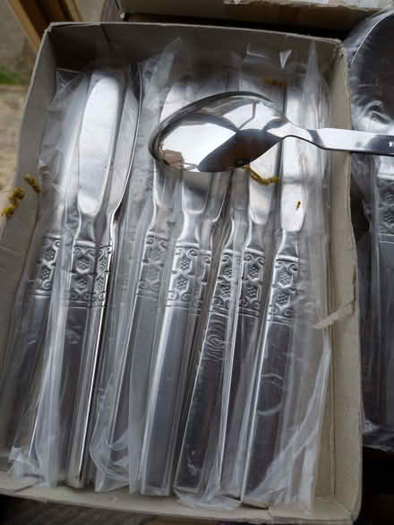 Photo of free 1970's stainless steel cutlery (Bronllys LD3) #4