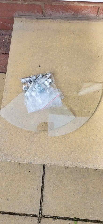 Photo of free Glass corner shelves (Rainford Junction WA11) #2