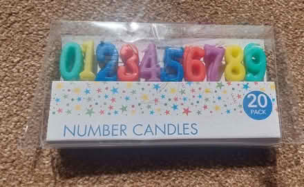 Photo of free Number candles - birthday cake candles (Kendal LA9) #1