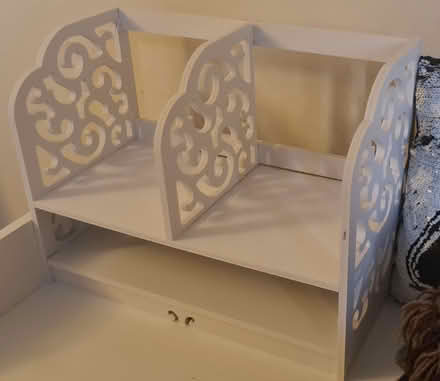 Photo of free White Wooden Desk Organiser (Barkingside IG2) #2