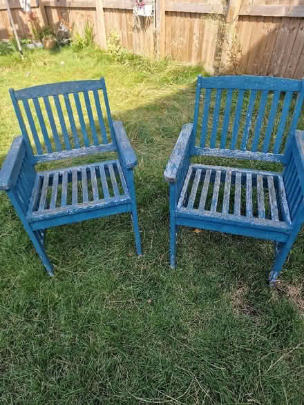 Photo of free Two garden chairs (Endmoor LA8) #1