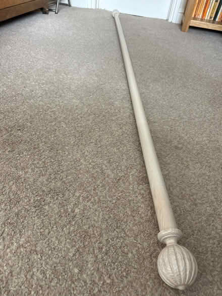 Photo of free Wooden curtain pole (Hitchin) #1