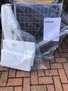 Photo of free Ikea free-standing wardrobe (Blackgreen Wood AL2) #1