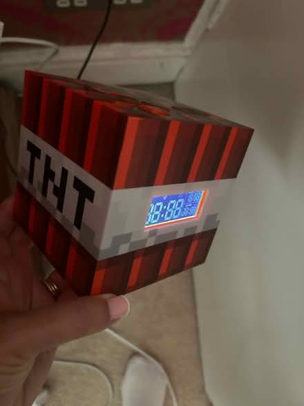Photo of free Minecraft clock / nightlight (Merstham RH1) #2