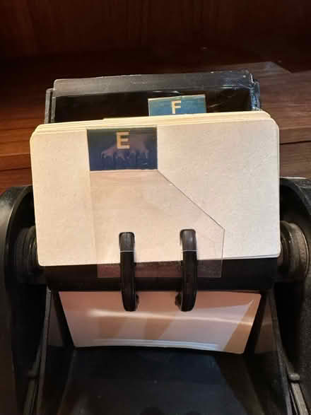 Photo of free Vintage Rolodex (Davis Square, Somerville) #2
