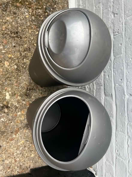Photo of free 2x grey flip top bins (Twickenham TW2) #3