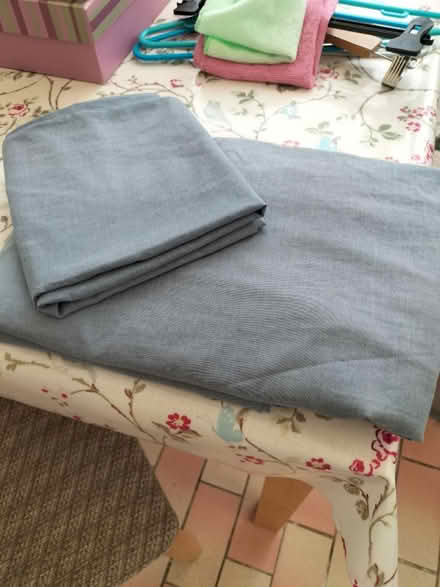 Photo of free Grey Single Fitted Sheet/Pillowcase (Waterlooville PO7) #1