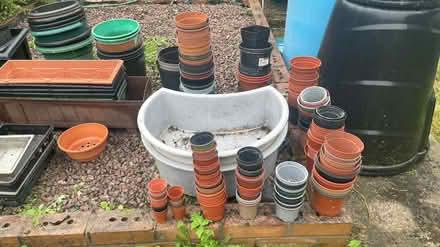 Photo of free Garden pots, troughs and trays (Taffs Well CF15) #1