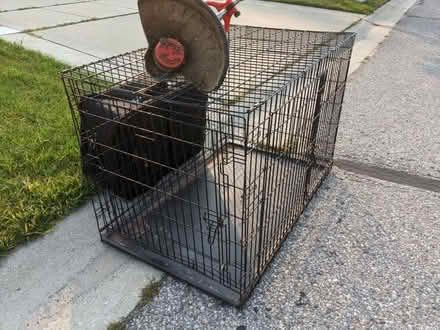 Photo of free Curb alert: Large dog crate (S of Ypsi) #2