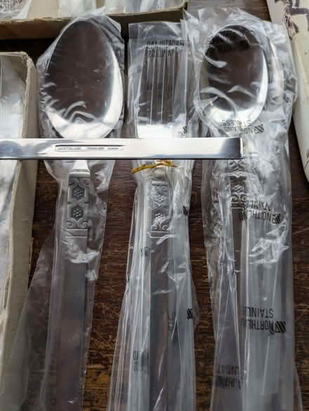 Photo of free 1970's stainless steel cutlery (Bronllys LD3) #2