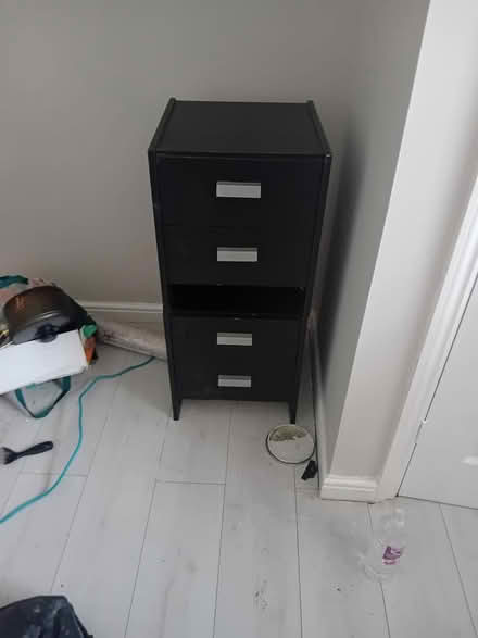 Photo of free 2x black bedside tables (horsham RH12) #1