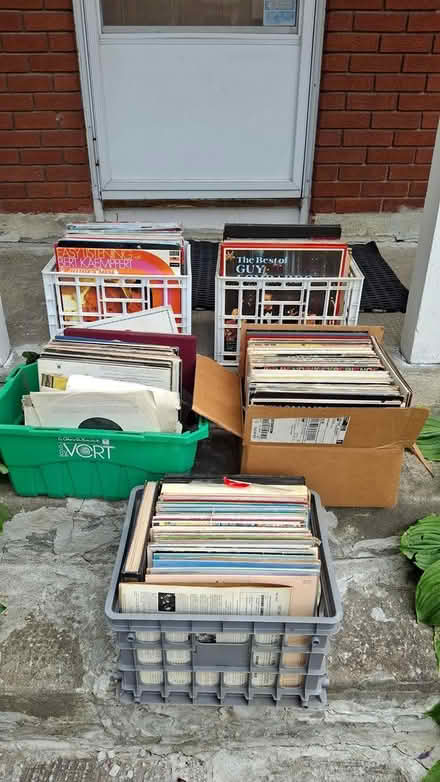 Photo of free 5 boxes of records (Westboro, 262 Duncairn Ave.) #1