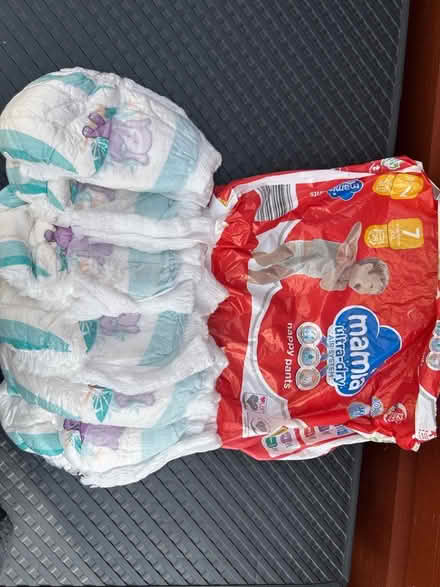 Photo of free 5x nappy pants size 7 (Elmdon Heath B91) #1