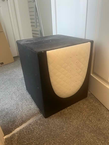 Photo of free Black square stool (CV32 Leamington Spa) #2